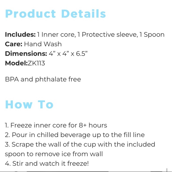 NIB NWT Personal Zoku Slush and Shake Maker-lime green - Picture 4 of 6